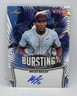 2025 Leaf Vivid Baseball Myles Bailey White Sox Bursting Auto 5/6