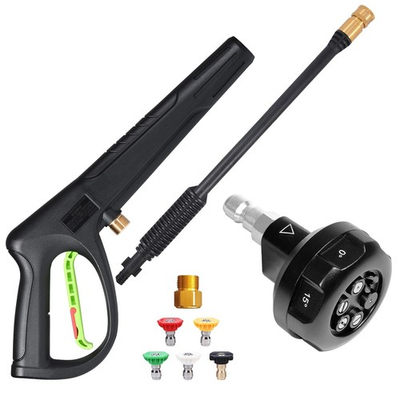 #ad Pressure Washer Gun with Extension Wand amp; 5 Spray Nozzle Tips 6 IN 1 Pressur... $67.61