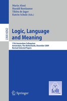 Logic, Language And Meaning Harald Bastiaanse