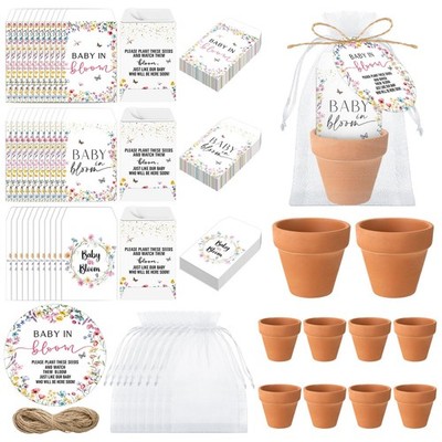 Reallnaive Baby Shower Party Favors Baby in Bloom Envelopes Seed Packets Include