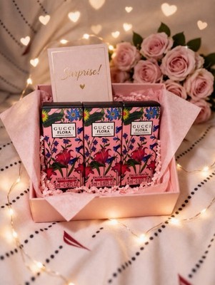Gucci Flora Mini Perfume Gift Set   Authentic Travel Size 5ml x3 Bundle 