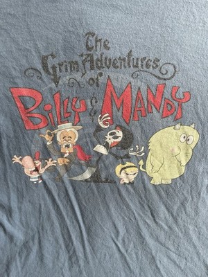 Vintage Grim Adventures of Billy and Mandy T Shirt XL  Rare Cartoon Network Y2K