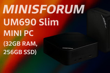 MINISFORUM UM690L Slim Mini PC - AMD Ryzen 9 6900HX, Radeon 680M - RARE SKU