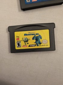 Donkey Kong Classic NES Series Shark Tale Monsters Inc Gameboy Advance Game Lot