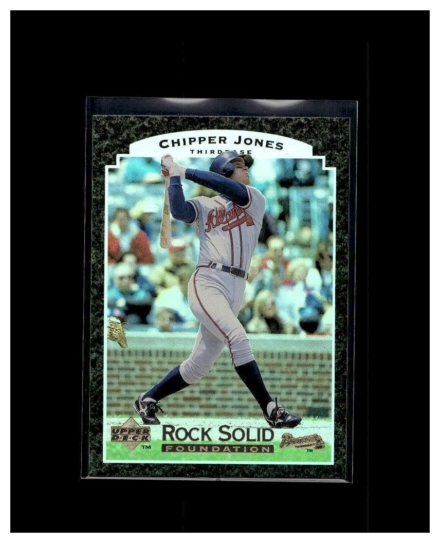 1997 Upper Deck - Rock Solid Foundation Chipper Jones #RS5