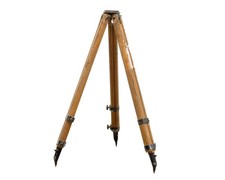 Vintage Wooden Tripod Legs No Head, 58" Max Height, 37" Min Height, 3 1/2-8 THD
