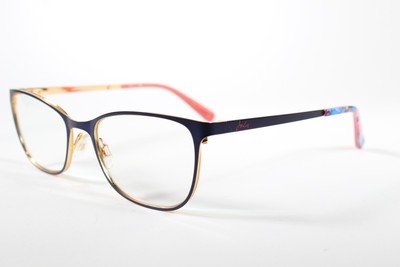 Joules Brille JO 1049 Damen Blau Vollrand Metall Eyewear Brille Brillengestell 52mm