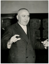 Alberto Simonini, Politique italien  Silver print.  Tirage argentique  17x22