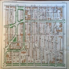 1925 KANSAS CITY MISSOURI CENTER CITY TRINITY CHURCH HOME DEPOT COSCO ATLAS MAP