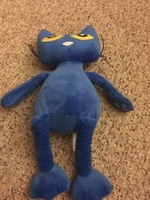 Kohls Cares Pete the Cat Plush 14" Blue Yellow Eyes Stuffed Animal Character Toy
