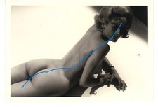VINTAGE  AKTFOTO um 1950 STUDIO NU GERMAN  NUDE   PHOTO GIRL