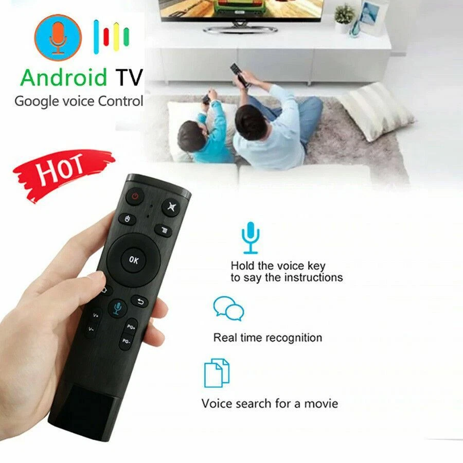 Air Mouse Gyro Voice Remote Control for Android Smart TV Media Box HDTV PS4 - Image 3 of 4