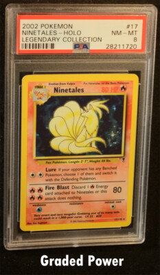 Pokemon Legendary Collection Ninetales PSA 8 Holo (1720) #17 | eBay