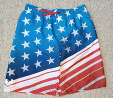 Under Armour Boys' Volley Fashion Swim Trunk Freedom Patriotic YXL