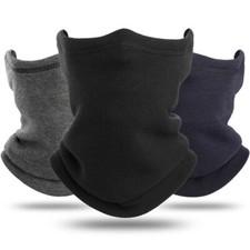 Winter Thermal Fleece Neck Gaiter Warmer Tube Windproof Face Mask for Men Women