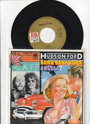 HUDSON-FORD: Burn Baby Burn (´74 / rare orig. German 7'' Single )