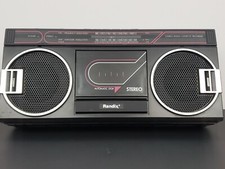 Randix SCR-5195 Stereo/Radio/Boombox/Cassette- Black- Vintage