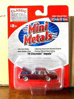C.M.W. Mini Metals #30184 1978 Chevy Impala 4 Door Sedan 
