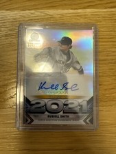 2021 Bowman Chrome Russell Smith Class Of 2021 Refractor Autograph Card /250