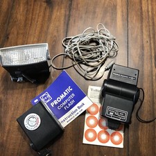 Lot Camera Flash Vintage Vivitar Auto 272 PRO Computer Spira-lite Manual Cord