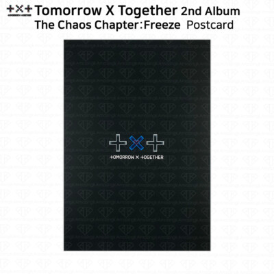 TXT 2nd Album The Chaos Chapter : Freeze Official Postcard Poster