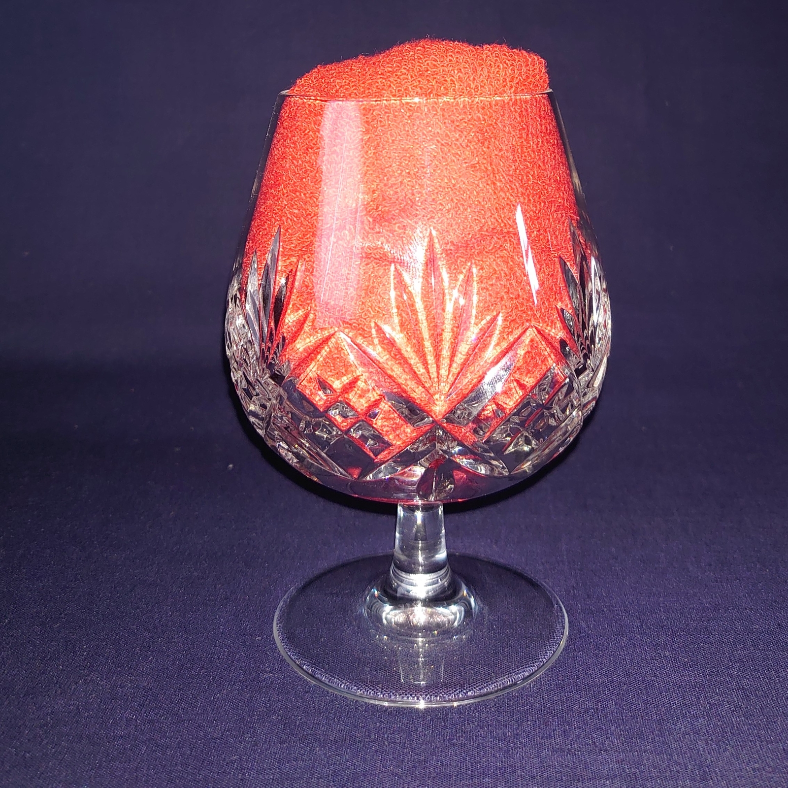 Edinburgh Pair Hand Cut Lead Crystal Brandy Glasses Boxed eBay