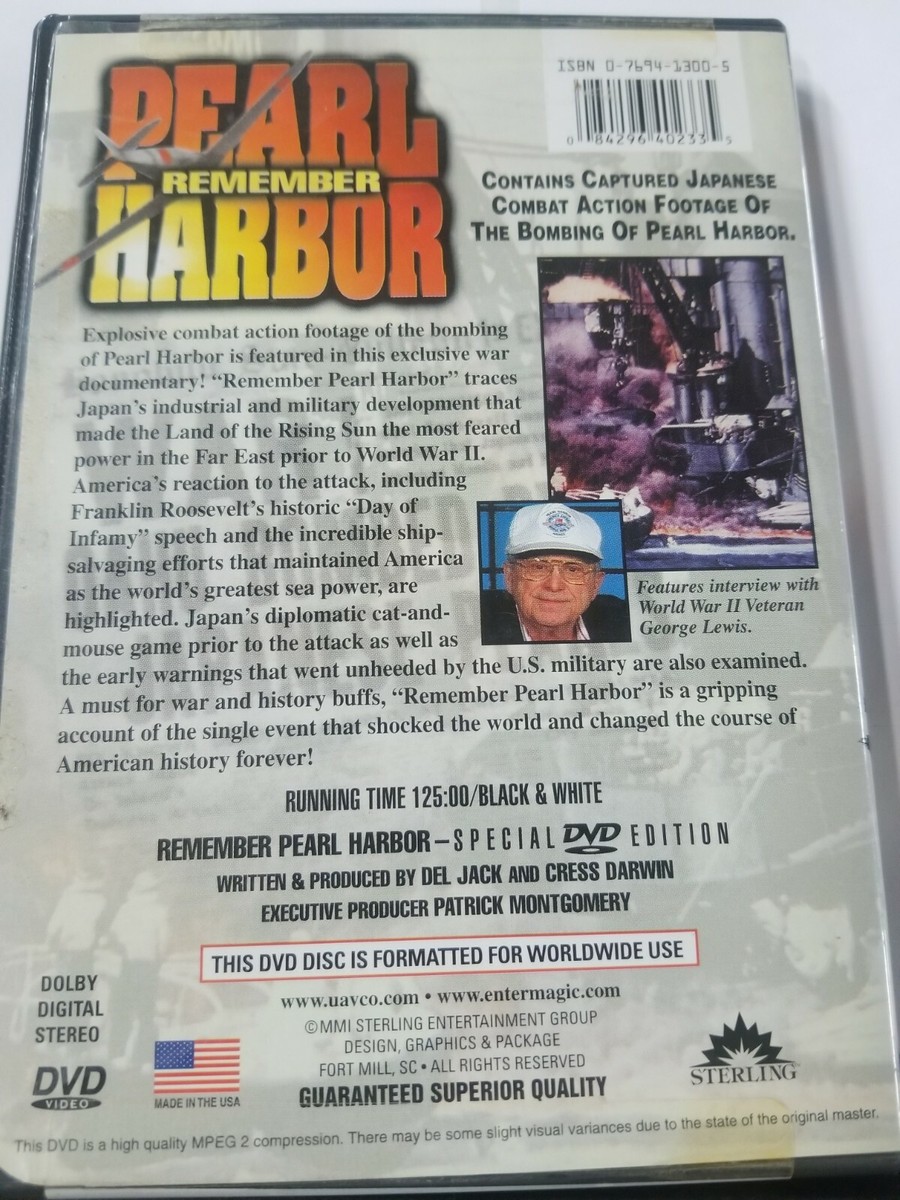 その他 Remember Pearl Harbor [DVD] Remembering Pearl Harbor - DVD By Remember Pearl Harbor - VERY