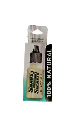 Shave Secret Shaving Oil 100% Natural USA Reduces shave bumps nicks ingrown hair
