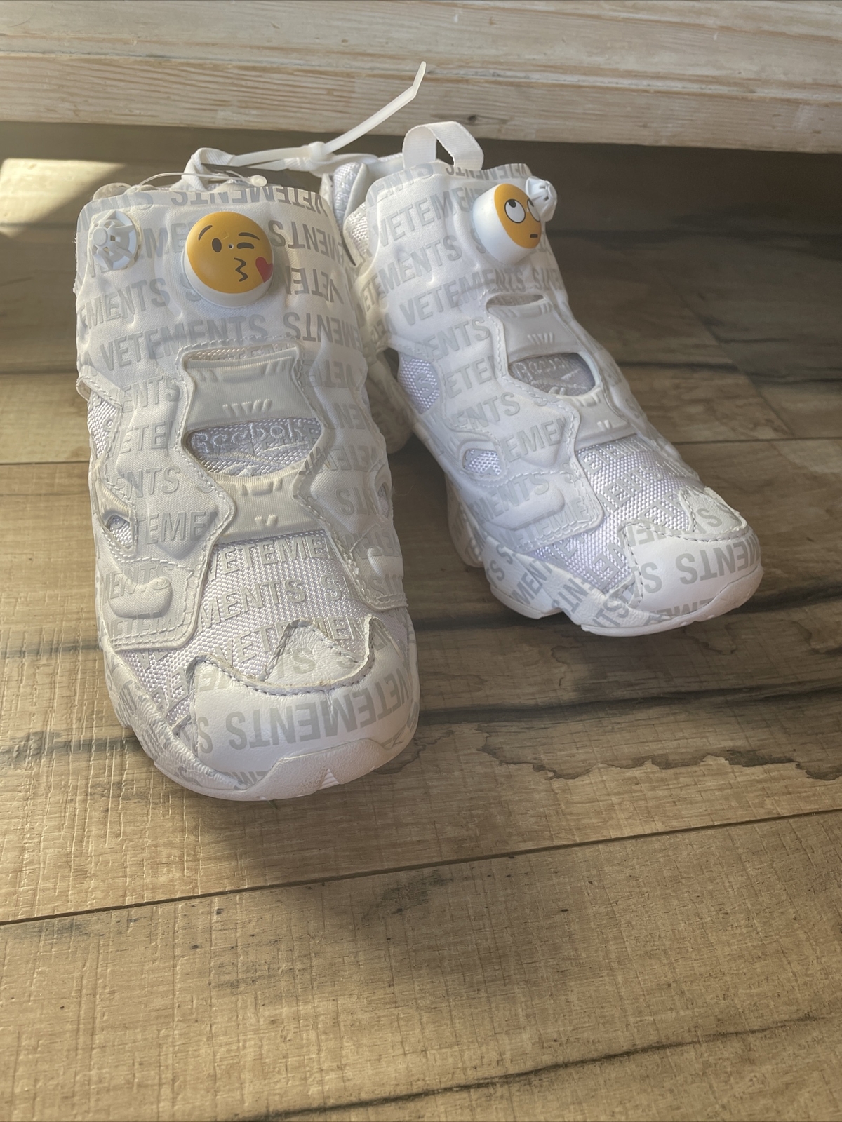 vetements x reebok instapump fury emoji