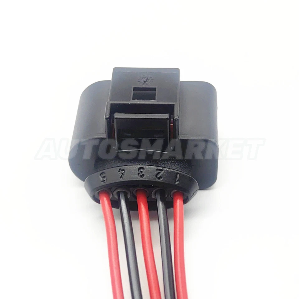 Enchufe coleta MAF de 5 pines para Audi S4 Avant Wagon 2,7 L V6 APB 2001-2002 1J0973705  Foto 3 de 4