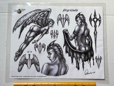 Art Tattoo Flash Sheet 2006 Diego Candia /T261
