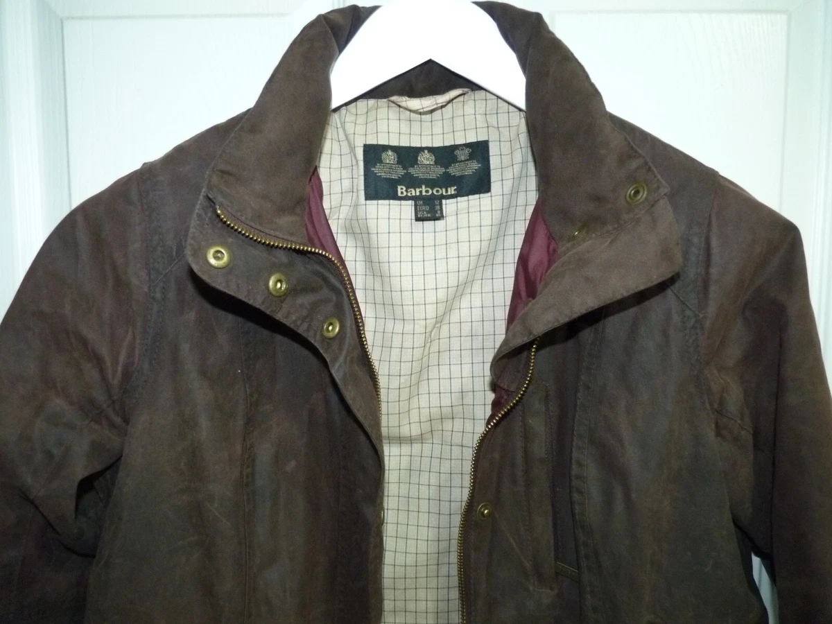 Barbour Badminton AW15 Art Brown Wax Jacket Unisex UK12