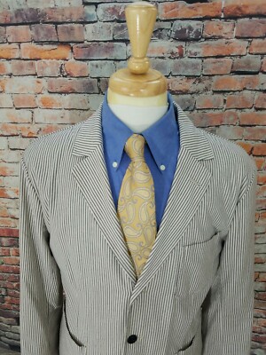 NWOT $398 Brooks Brothers RED FLEECE Navy White Stripe Cotton