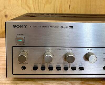 Sony TA-4650 Integrated V-Fet Stereo Amplifier (Read Description