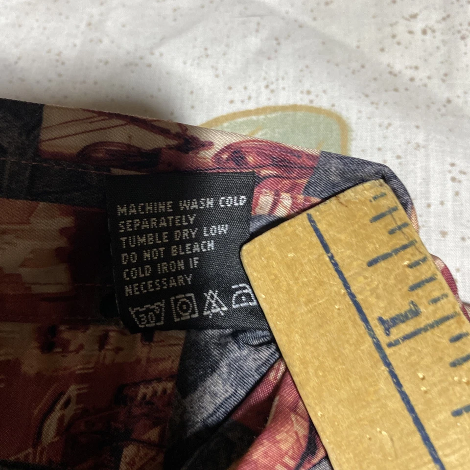 Enyce Men’s Short Sleeve Shirt M 100% Polyester Multicolor City.    H - Image 4 of 4