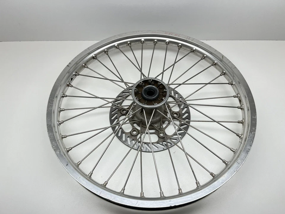 Kawasaki KX125 KX250 1999-02 rueda delantera OEM cubo de llanta 21 x 1,60 Foto 4 de 4