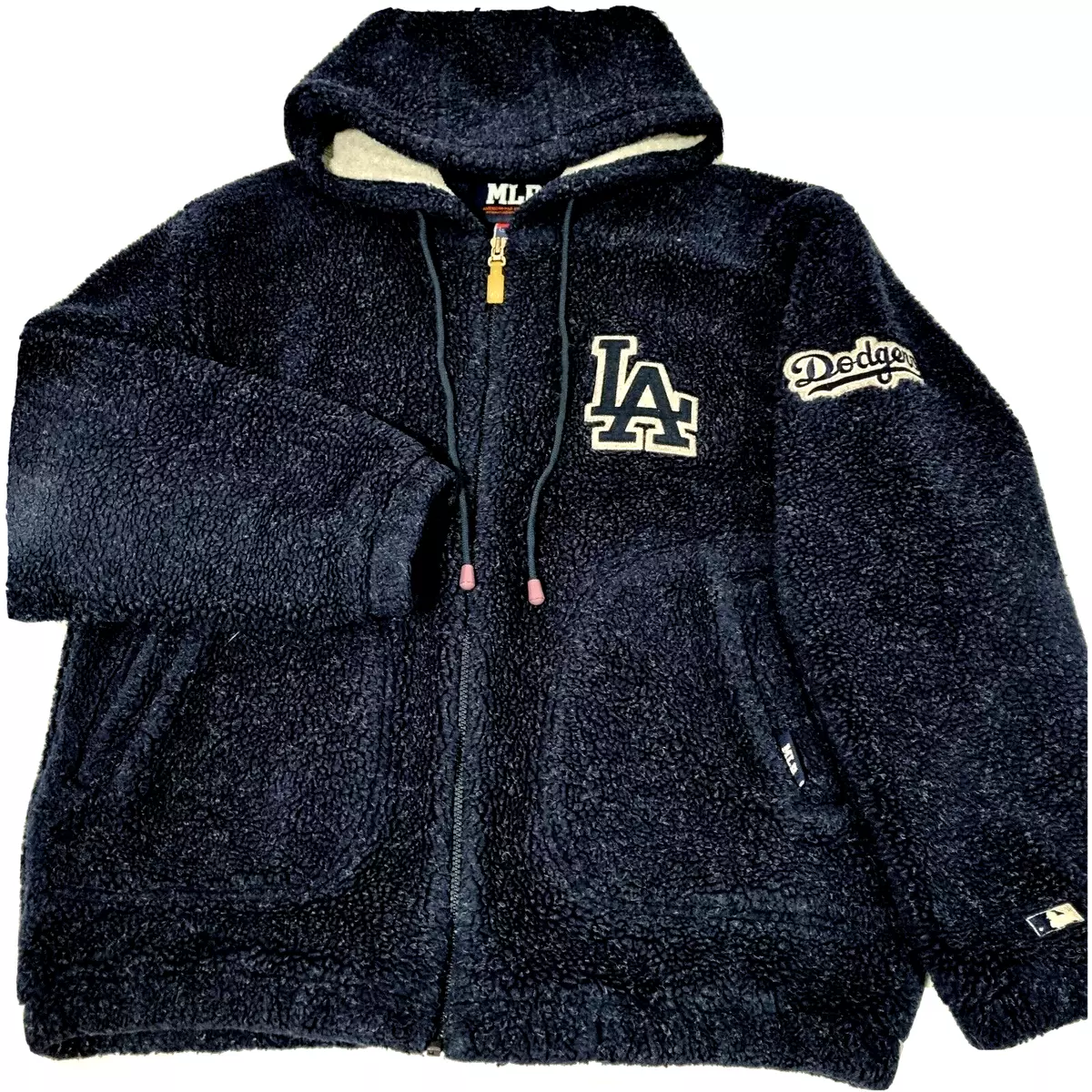 Dodgers fleece jacket clearance