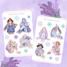 Delicate Lavender Winter Fashion Girls  - pla...