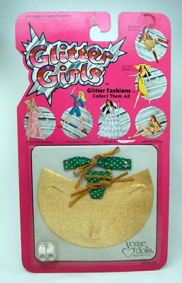 Matchbox Glitter Girls ''Bikini'' outfit neuwertig auf Karte