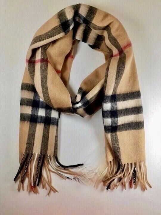 NWT ™Burberry™ Nova Check Reversible Scarf With Gift Box, Tags and Bag Authentic