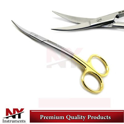 Surgical Micro Fabric Lagrange Shears Curved Gums Dental Instruments