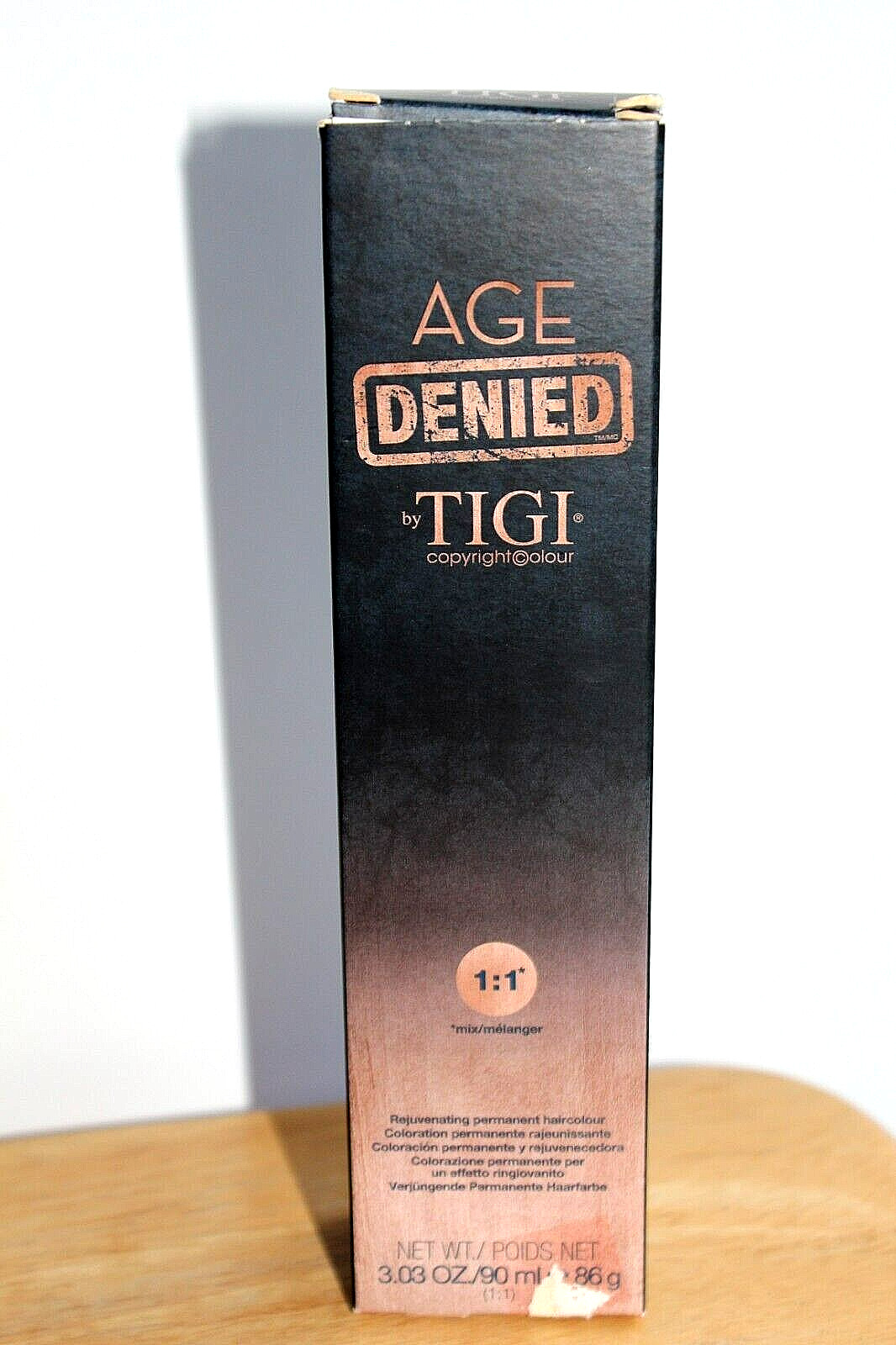 TIGI 5/3 5G Light Golden Brown Age Denied Permanent  Colour Color 3oz