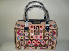 Nicole Lee Ianeke Mirrored Pink Boston Bag