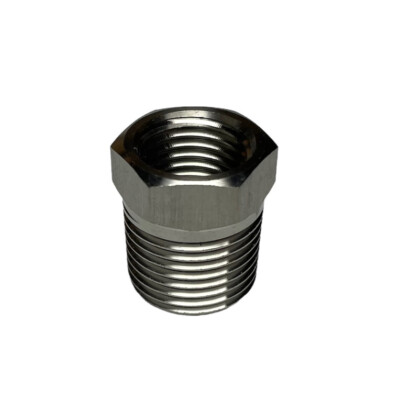 1/4  NPT Female To 3/8  NPT Male Coupling Reducer Adapter Stainless Fitting