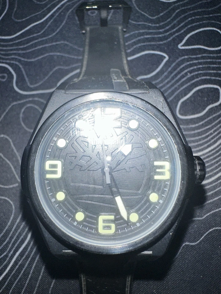 Reloj Timberland Radler para hombre con esfera negra correa de silicona Foto 2 de 4