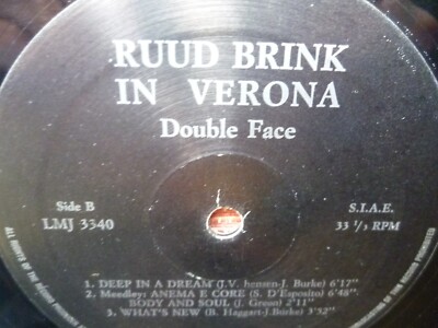 RUUD BRINK - IN VERONA DOUBLE FACE ( LP Private Press LMJ 3340 