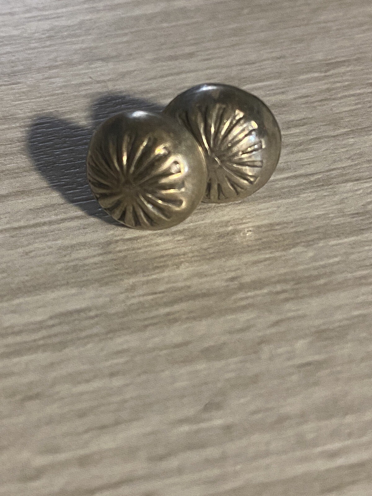 Earrings Sterling Silver Button Posts Pierced Sou… - image 8