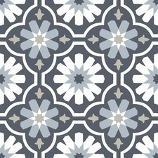 FP2944 Sevilla Peel Stick Floor Tiles Multicolor