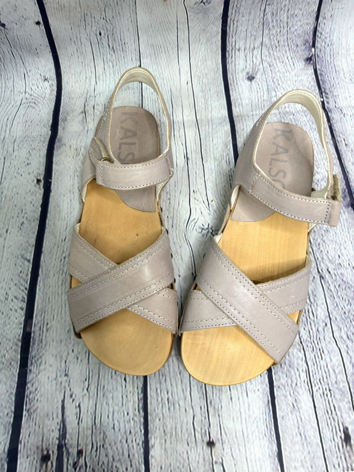 KALSO Earth Shoe Serene Sandals Negative Heel Women’s Size US 9.5 Pale Lilac