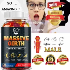 #1 BEST-MALE ENLARGER THICKER LONGER BIGGER 4" GROWTH MALE ENHANCEMENT GUMMIES
